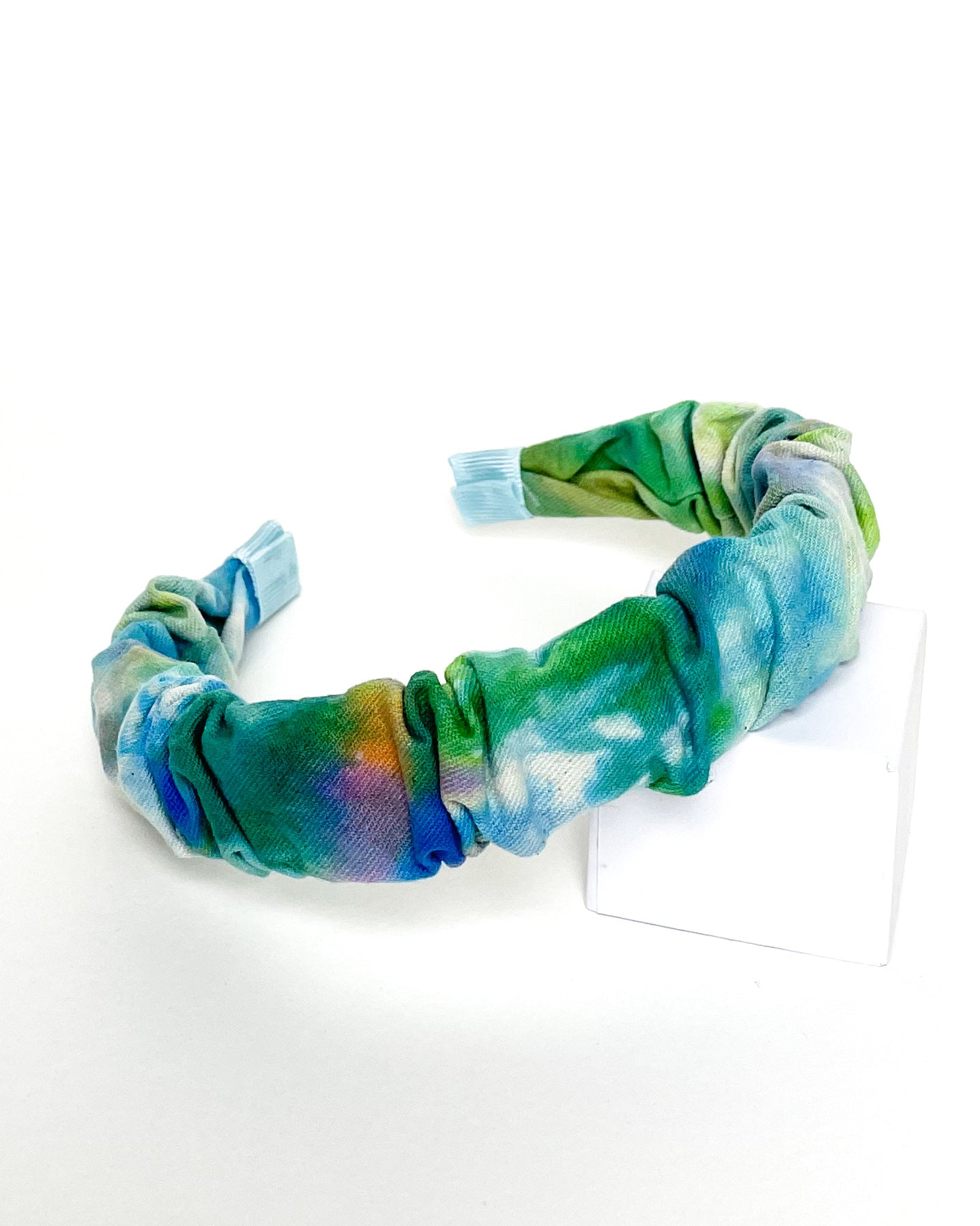 Scrunched Headband in Mineral