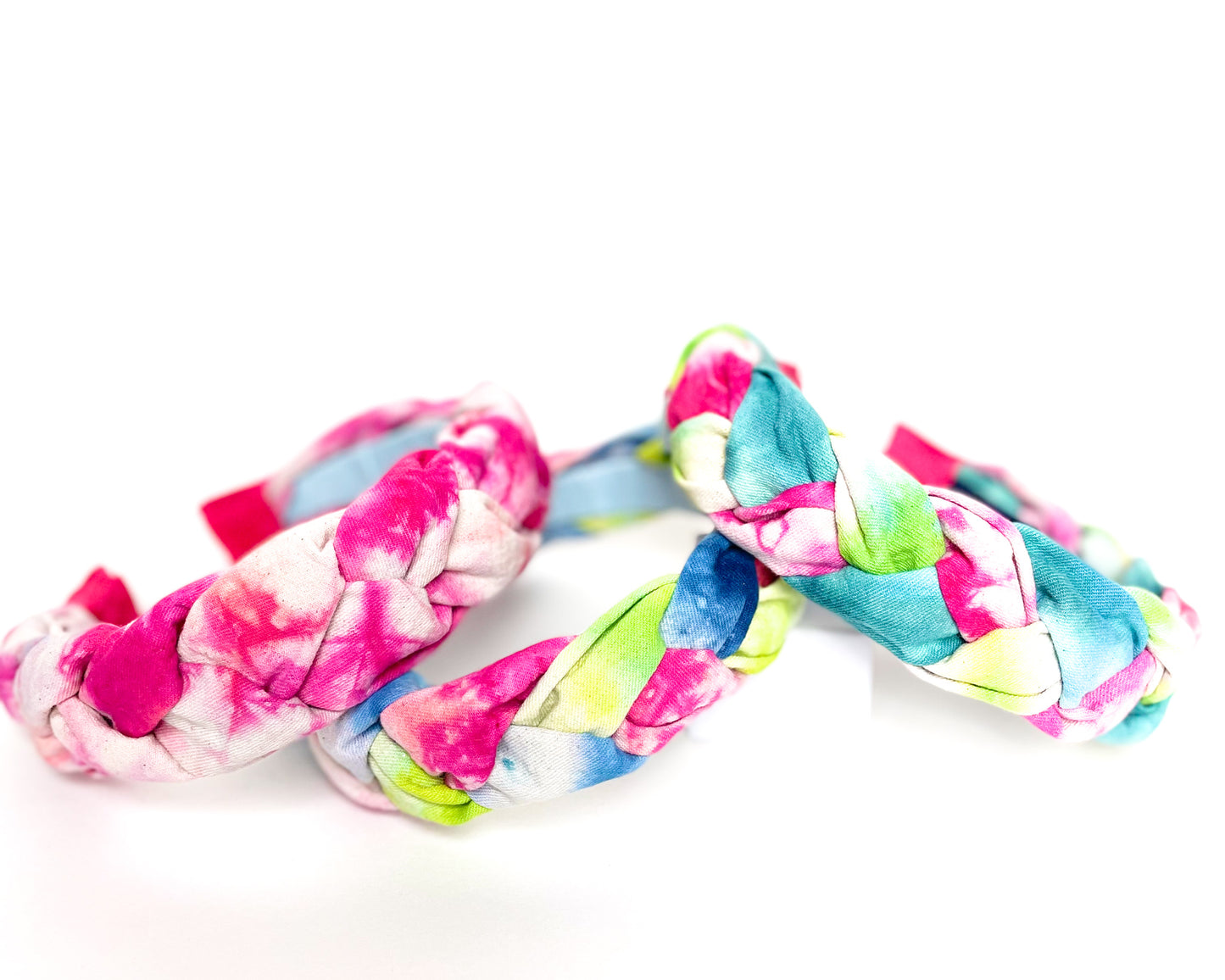 Braided Headband in Retro Multi
