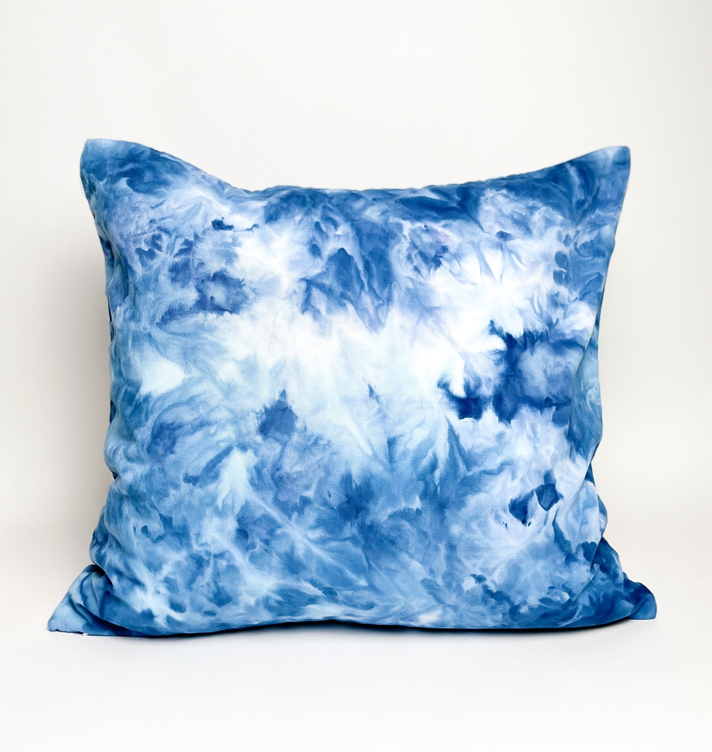 Cotton Throw Pillow Covers in Ocean / Set of 2