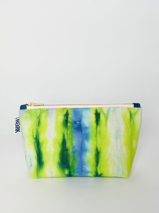 Faye Midi Canvas Pouch in Limeade