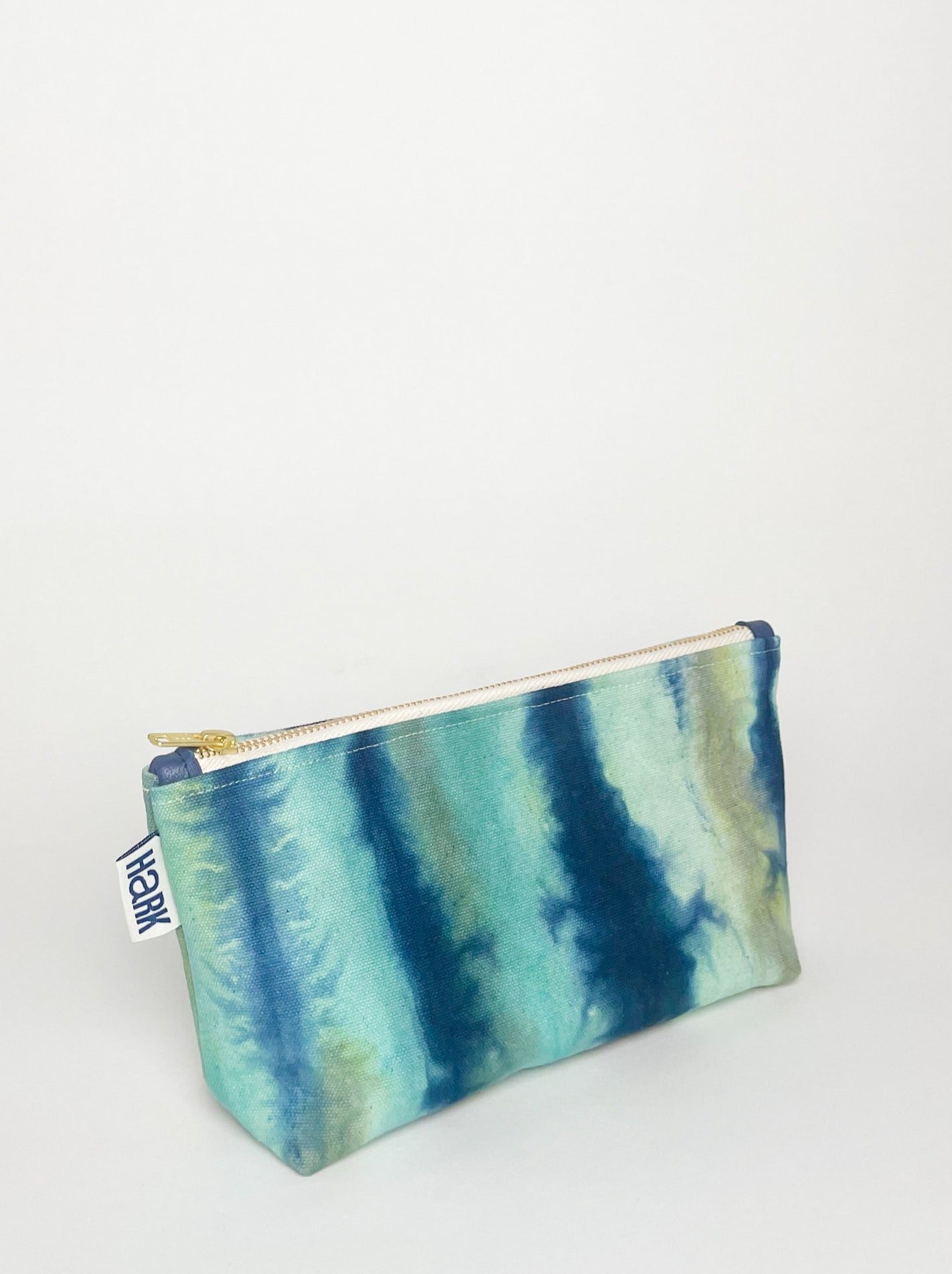 Faye Midi Canvas Pouch in Seaweed