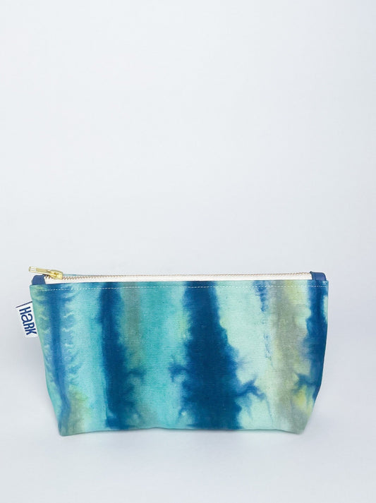 Faye Midi Canvas Pouch in Seaweed