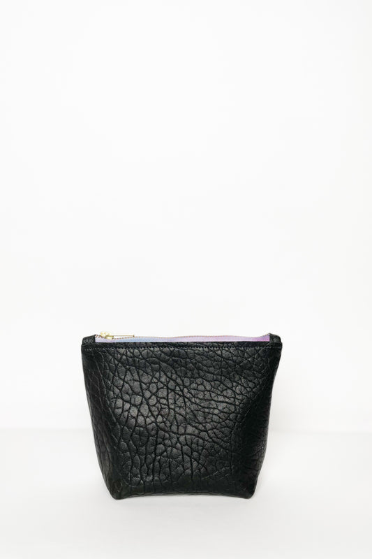 Mini Elle Pouch in Black Leather