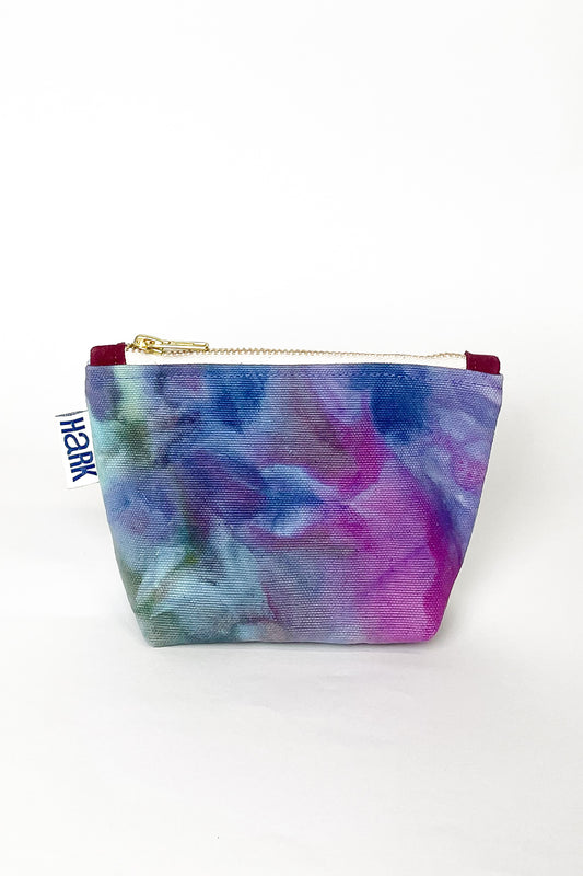 Faye Mini Canvas Pouch in Marble