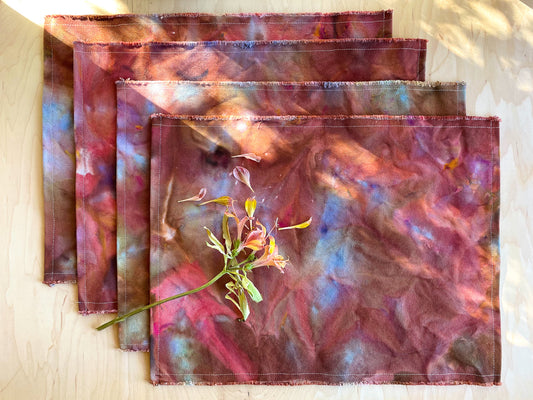 Set of 4 Placemats in Copper