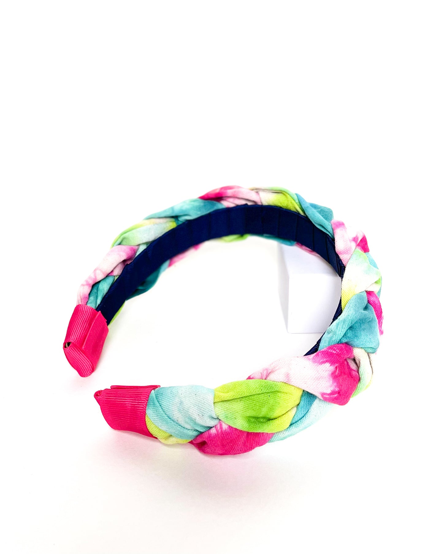 Braided Headband in Retro Multi