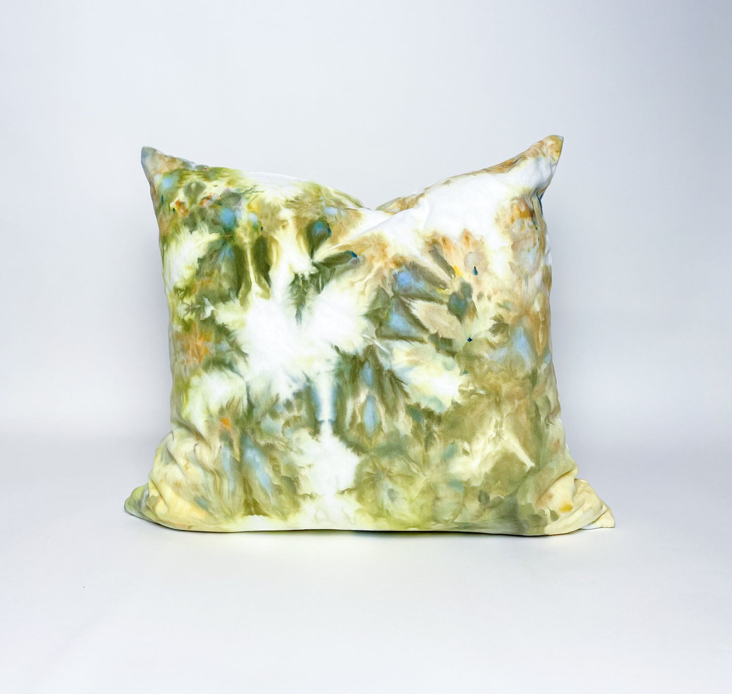 Cotton Throw Pillow Covers in Gingko / Set of 2