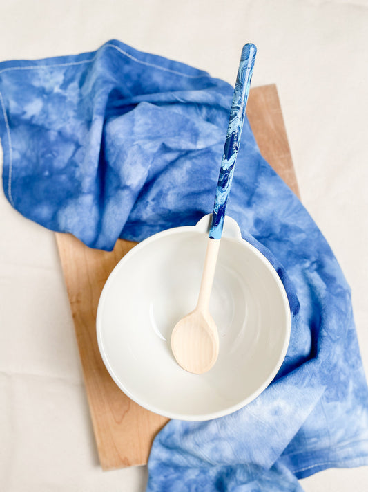 Dish Cloth + Spoon set in Ocean